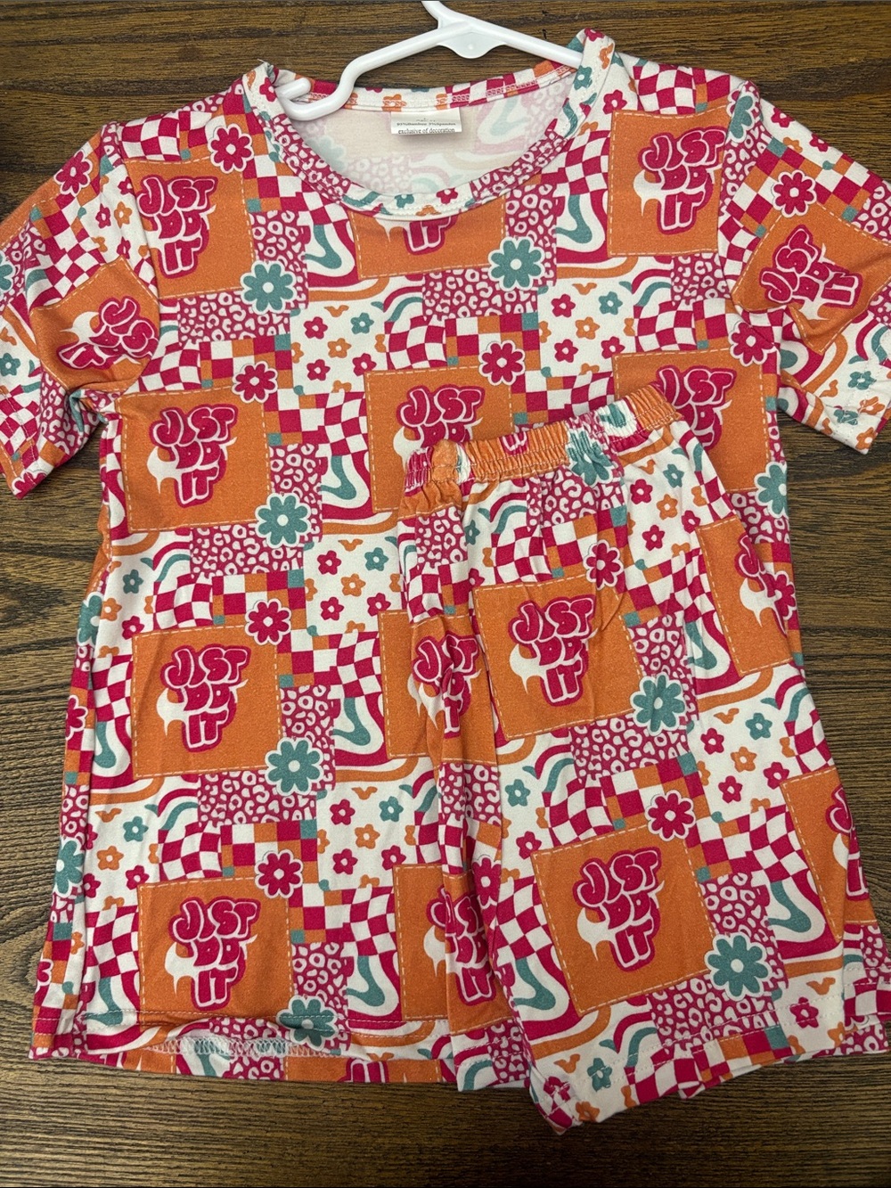 4T Just do it unbranded bamboo set